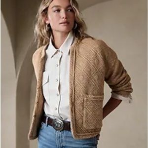 Banana Republic Factory Quilted jacket, size small